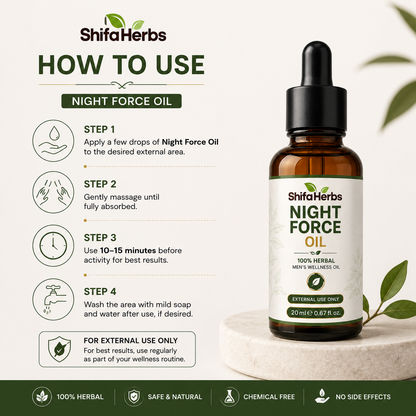 SHIFA HERBS™ Night Force Oil